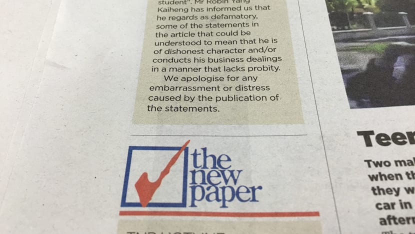 SPH apologises to ex-TRS editor for defamatory article, pays undisclosed sum