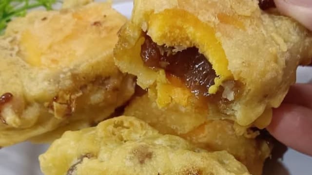 食谱：炸番薯年糕