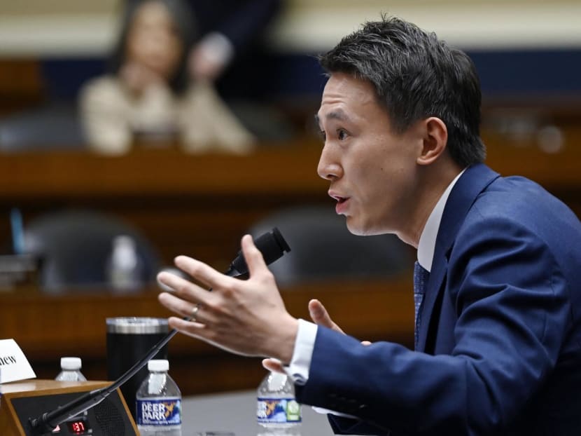 TikTok CEO Shou Zi Chew testifies before the House Energy and Commerce Committee hearing on "TikTok: How Congress Can Safeguard American Data Privacy and Protect Children from Online Harms," on Capitol Hill, March 23, 2023, in Washington, DC.