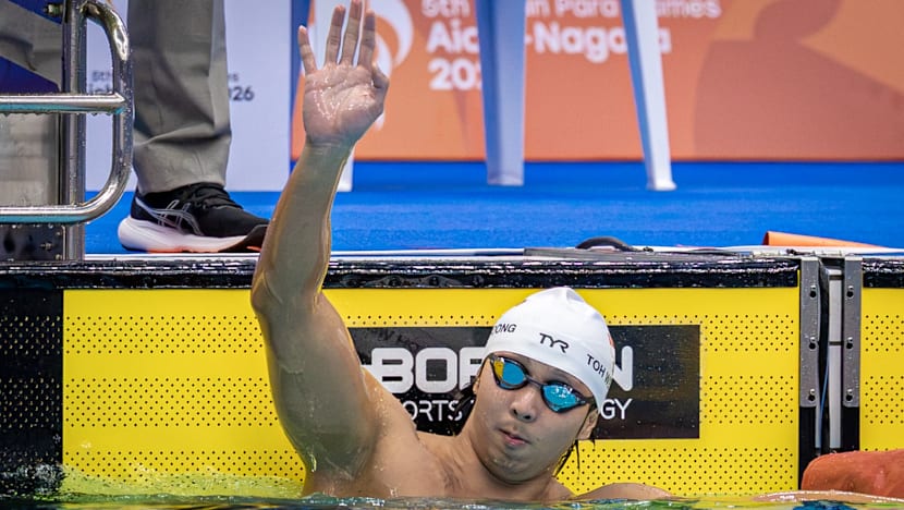 Singapore’s Toh Wei Soong bags silver in 100m backstroke S7, his 4th medal at Asian Para Games