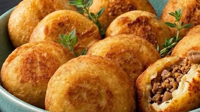 食谱：咸香炸薯饼
