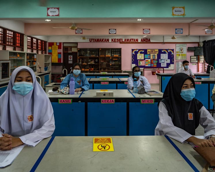 Malaysia mulling return of mask mandate in schools amid spike in COVID-19 cases