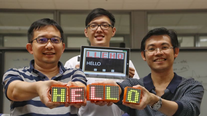 Spelling words block by block: Polytechnic students create gadget to help dyslexic children