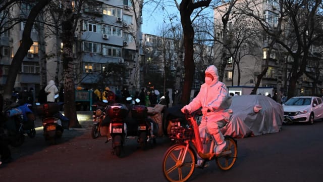 中国北京放宽防疫措施