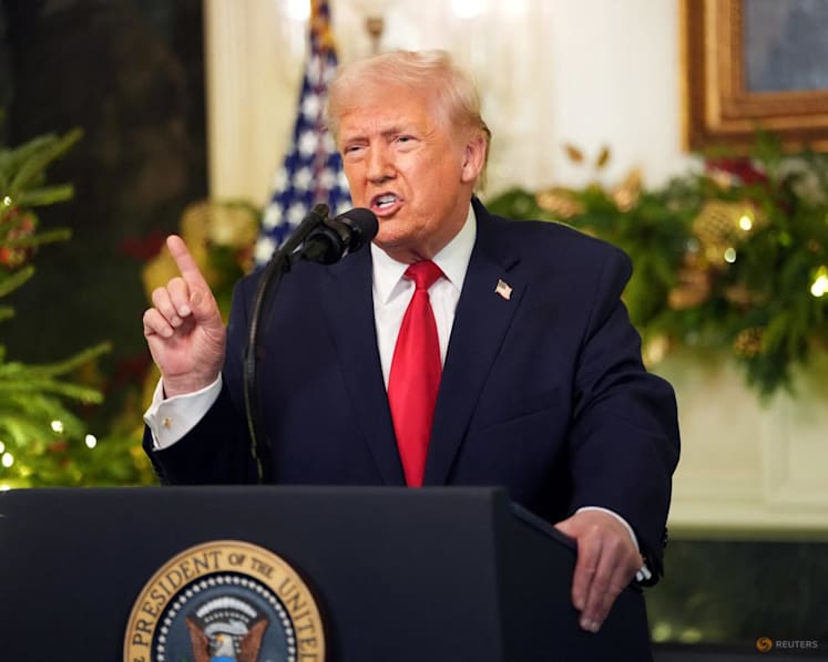 In White House speech, Trump highlights victories amid sinking approval ratings
