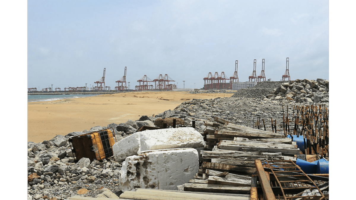 China's man-made island takes shape in Sri Lanka - CNA