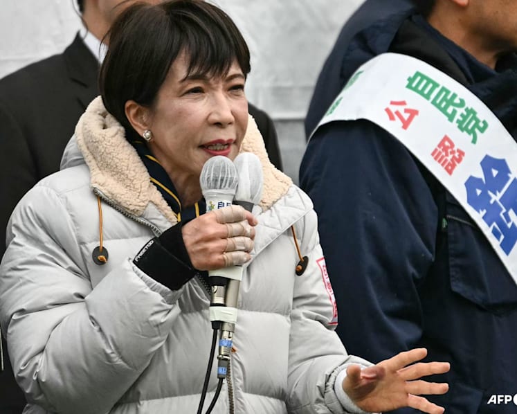 Japan's Takaichi talks tough on immigration on eve of vote