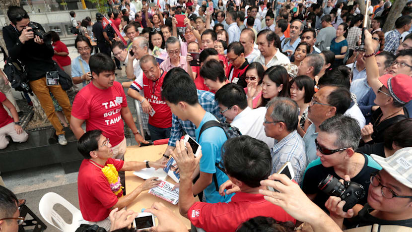 SDP holds first GE2015 lunchtime rally