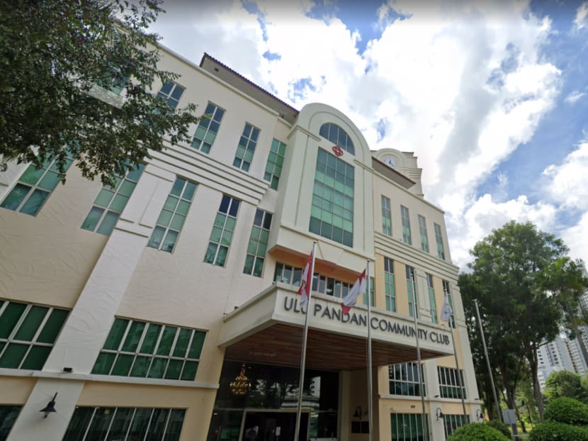 Screengrab from Google Street View showing Ulu Pandan Community Club where a tree in the compound fell on Aug 20.