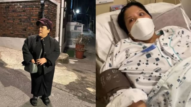 疫情后首次出国 狮城妇抵韩国首日突发脑出血