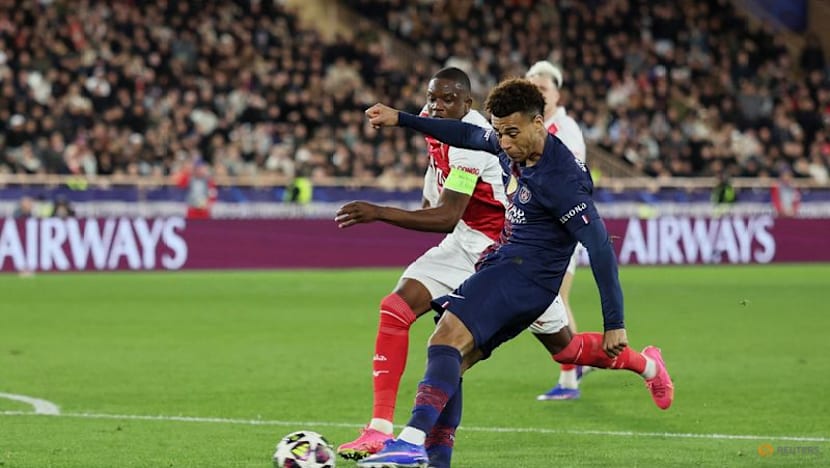 PSG rally from early deficit to beat Monaco 3-2 away in Champions League playoff