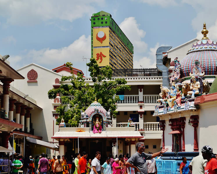Devotee falls into fire pit at Sri Mariamman Temple