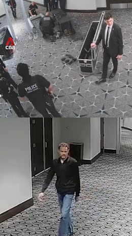 CCTV footage shows Cole Tomas Allen storming White House Correspondents' Dinner, casing hotel venue