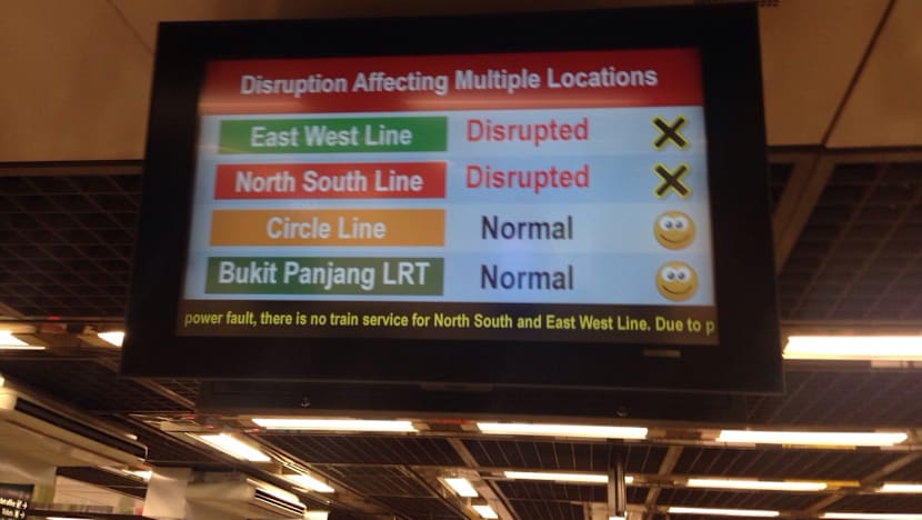 MRT breakdown: North-South, East-West lines down for hours