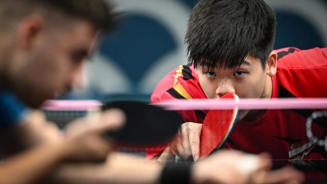 我国乒乓小将郭勇被淘汰出局
