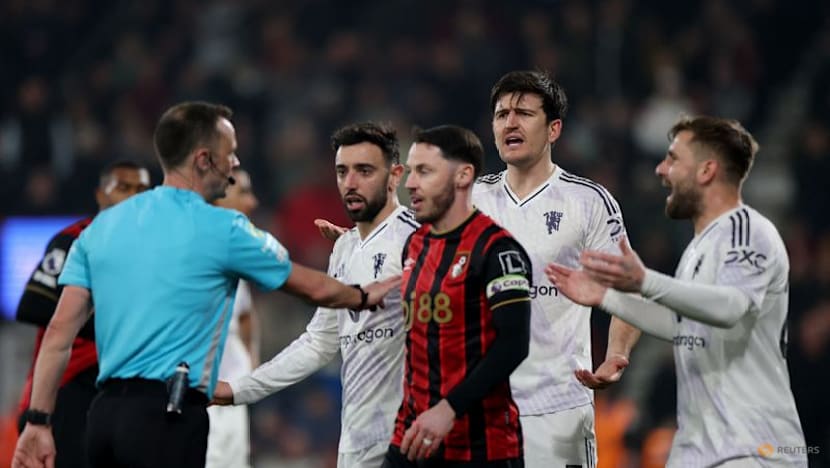 Maguire sees red as Man United held to 2-2 draw at Bournemouth