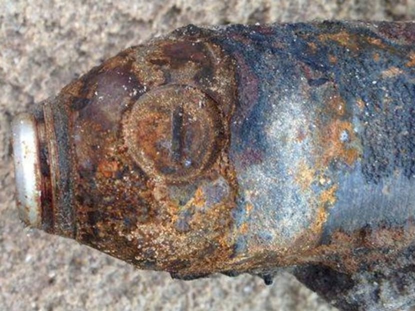 War relic found at construction site