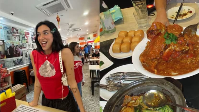Serunya Dua Lipa eksplor Singapura sebelum konser, icip Katong Laksa dan jajan plum asam