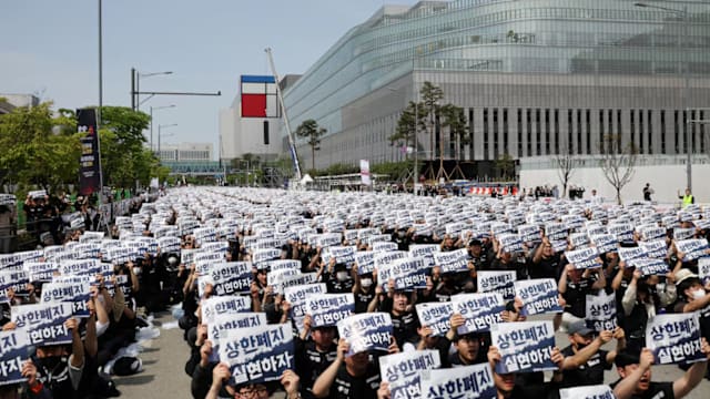 韩国三星电子工会 下星期展开大规模罢工行动