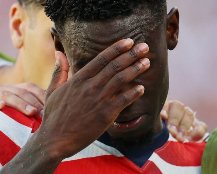 US coach Pochettino says Balogun did not deserve red card
