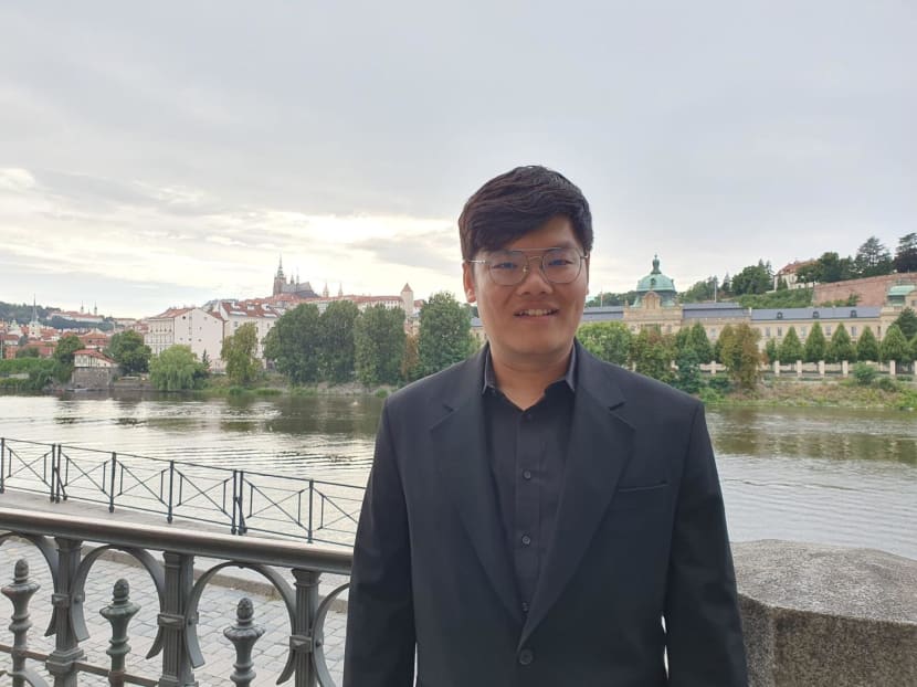 Mr Goi Ywei Chern in Prague for the International Antonin Dvorak Composition Competition, which was held from July 23 to 31, 2023. Mr Goi Ywei Chern in Prague for the International Antonin Dvorak Composition Competition, which was held from July 23 to 31, 2023.