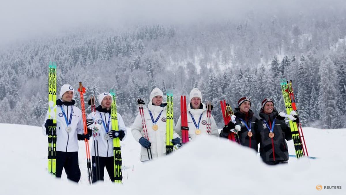Nordic combined-Norway clinches gold in chaotic team sprint