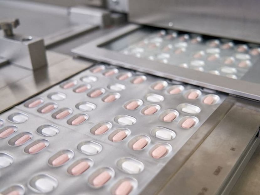 Paxlovid, a pill by Pfizer to treat Covid-19, is seen manufactured in Ascoli, Italy, in this undated handout photo obtained by Reuters on Nov 16, 2021. Paxlovid, a pill by Pfizer to treat Covid-19, is seen manufactured in Ascoli, Italy, in this undated handout photo obtained by Reuters on Nov 16, 2021.