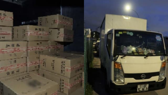 关税局在义顺起获2000条漏税香烟和1万元现金