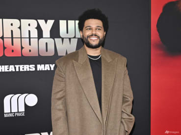 Singer-actor The Weeknd is 'brainstorming' end of his stage name