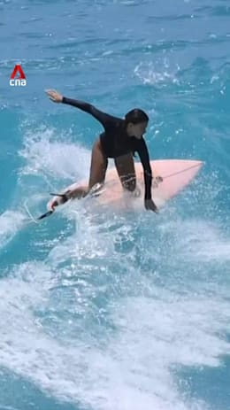 Meet Camille Spaccarotella, Singapore's first competitive surfer at the Asian Games 2026