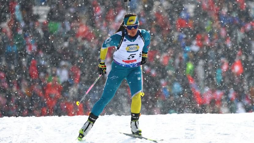 Biathlon-Morton takes dad's lead to blaze a trail for Aussie biathlon