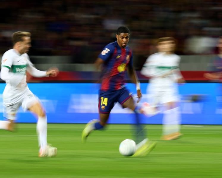 Barca boss Flick wants Rashford to be more clinical in front of goal