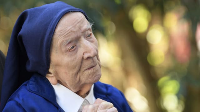 全球最年长人瑞法国修女安德烈逝世 享年118岁