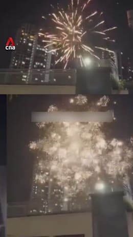 Police investigating fireworks at Ghim Moh