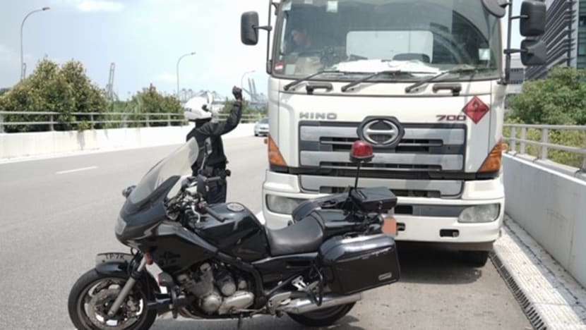 Traffic Police crack down on errant heavy-vehicle drivers, 25 caught in one operation