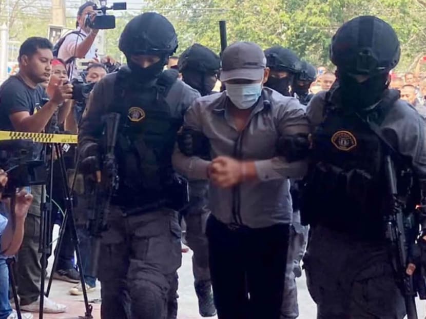 The man suspected of shooting dead three people, including a young boy, and severely wounding four others is Prasittichai Khaokaew, 38, the director of Wat Pho Chai School in nearby Muang district of neighbouring Sing Buri province.