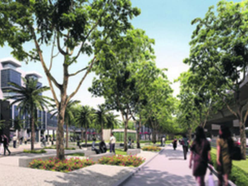 Artist’s impression of the new Defu Industrial Park which will have five times as much factory floor space as the current estate. PHOTO COURTESY HDB