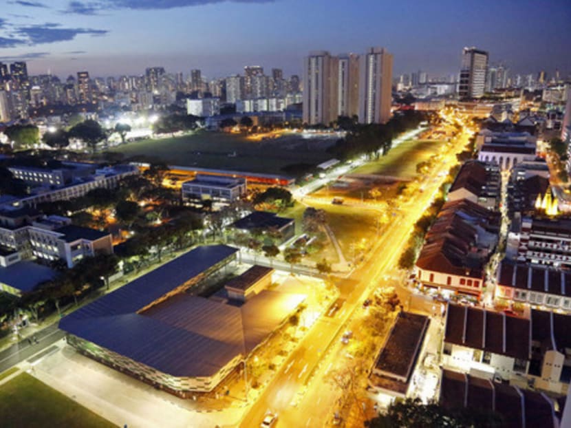 A mix of residential and commerical developments near Race Course Road which was part of Moulmein-Kallang GRC. Moulmein-Kallang GRC  has been dissolved, with the area now forming parts of Holland-Bukit Timah, Bishan-Toa Payoh, Tanjong Pagar and Jalan Besar GRCs. Photo: Raj Nadarajan