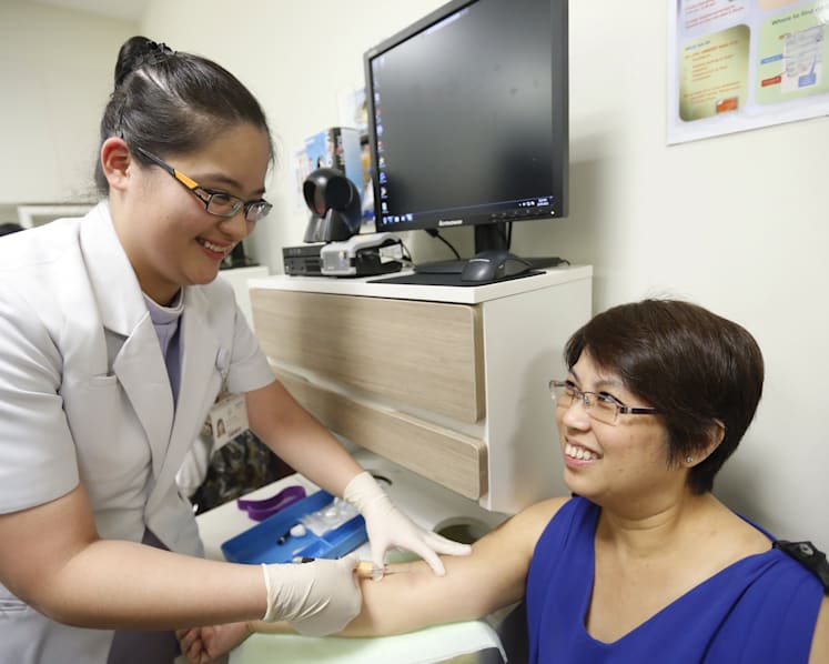 NUH patient service associates to be trained to draw blood