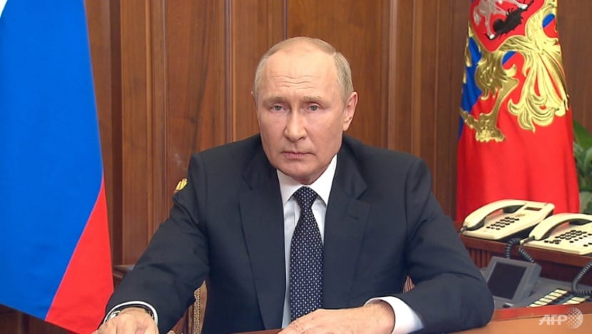 Commentary: With shock mobilisation, a desperate Putin has chosen to escalate