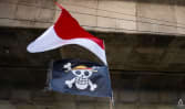 One Piece berkibar, Kemendagri akui warga kurang antusias pasang Bendera Merah Putih jelang 17 Agustus