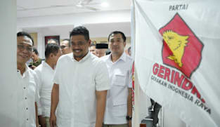 Jokowi’s son-in-law Bobby Nasution bids for North Sumatra governor election under Prabowo’s Gerindra party