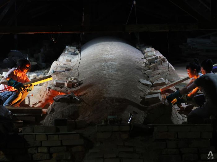 In Pictures: Inside a dragon kiln where temperatures go up to 1,300°C