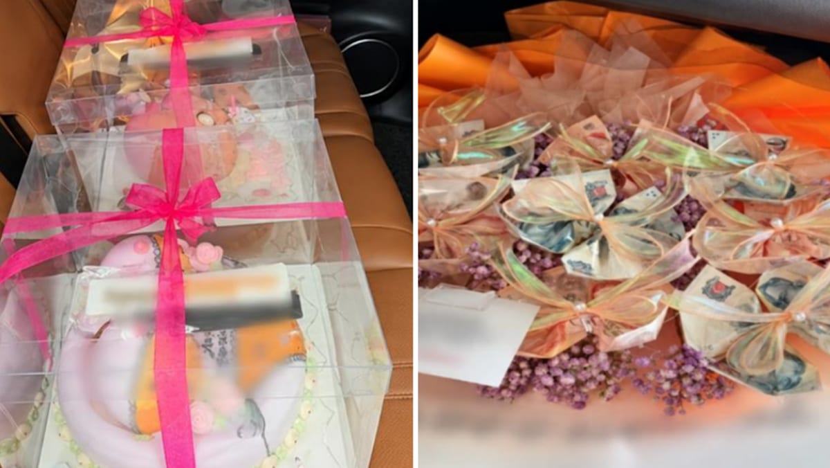 Birthday cakes, money bouquet among undeclared goods found at Singapore checkpoints