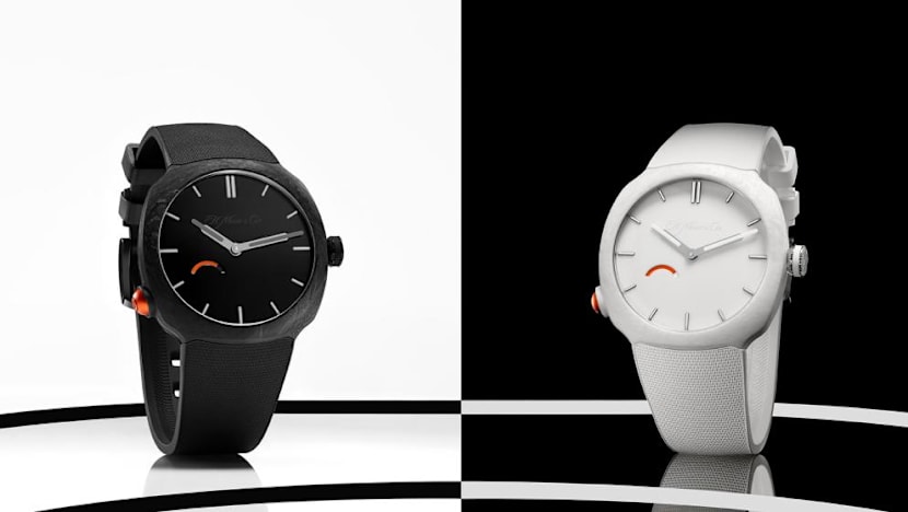 Reebok and H Moser & Cie team up for the Streamliner Pump watch