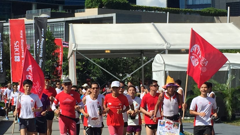 Ultramarathoners carry flame for SEA Games torch