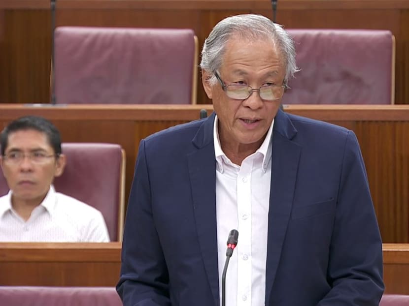 Defence Minister Ng Eng Hen delivers his ministerial statement in Parliament on Monday, Aug 6. 2018.