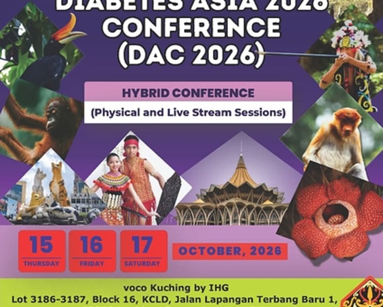 Kuching to Host Asia's Leading Diabetes Experts at "Diabetes Asia 2026" Conference (DAC 2026)