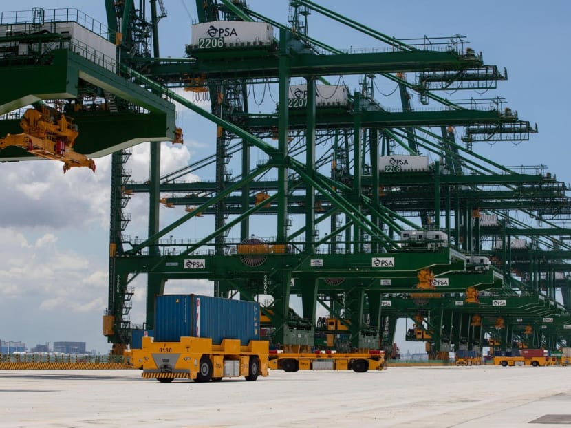 A file photo of Tuas Port.