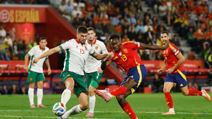 Merino double helps Spain cruise past Bulgaria 4-0 in World Cup qualifier